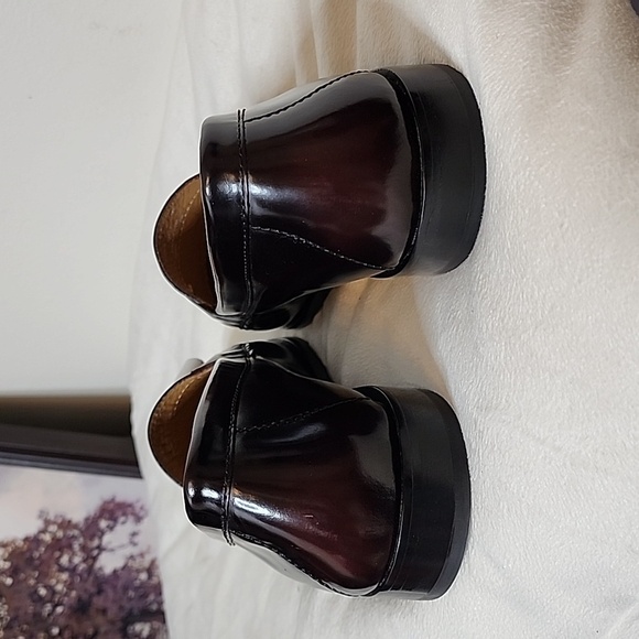 Cole Haan Mens Pinch Penny Loafers Two Tone Brown Slip On Tassels Chic main image 4